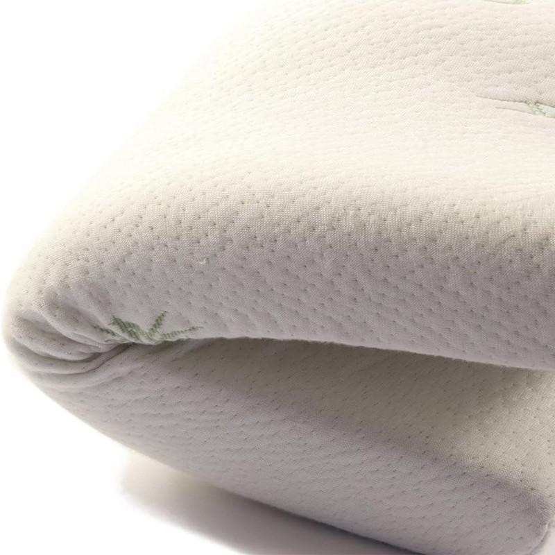 Bamboo Pillow Memory Foam Pillow with Removable Cover with Zipper Bamboo Neck Pillow for Sleeping Ergonomically Design JAF022