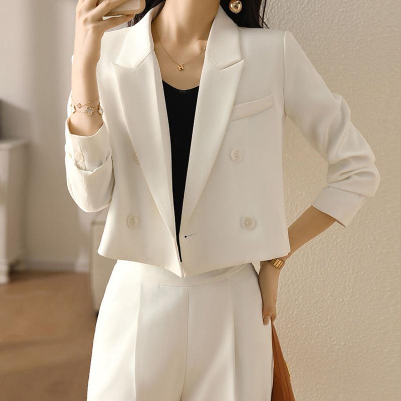 2024 Schicker Herbstanzug für Damen: Kurze professionelle Jacke im Göttinnen-Stil
