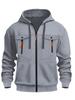 Men's Trendy Zipper Hoodie - Autumn/Winter Casual Pullover