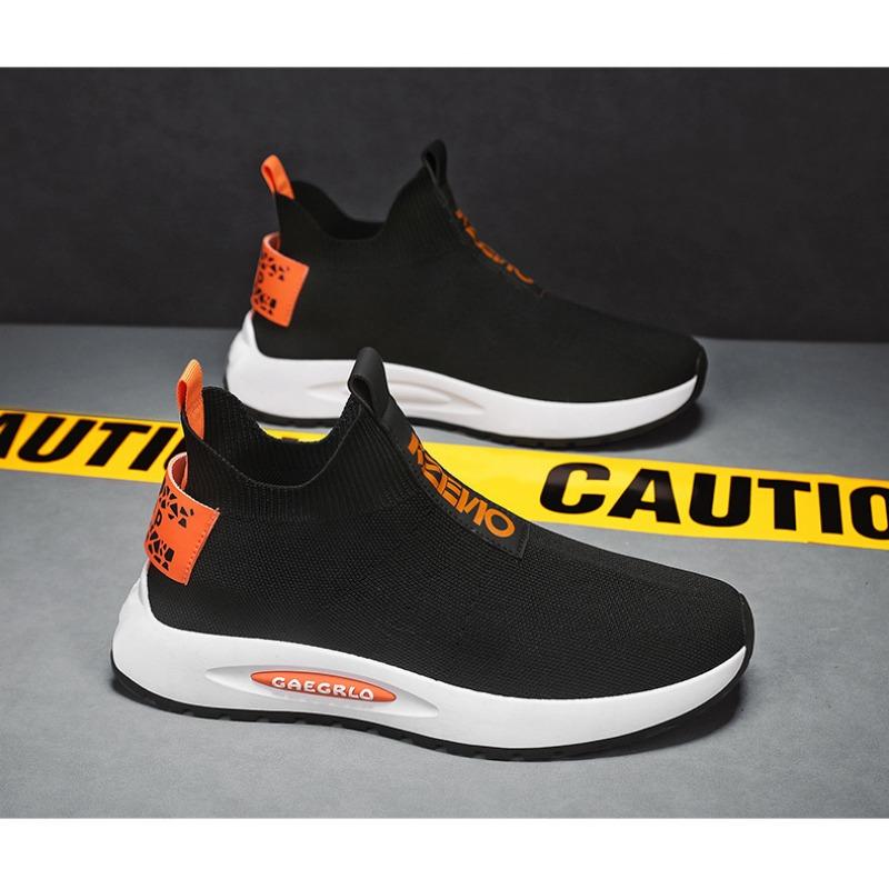 Men's New Casual Shoes Fly Woven Mesh Sports Running Breathable Comfortable Shoes