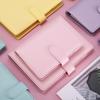Custom Pu Leather Budget Binder Office Supplies Notebook Planner Cover Binder Ring Bound Planner With Buckle