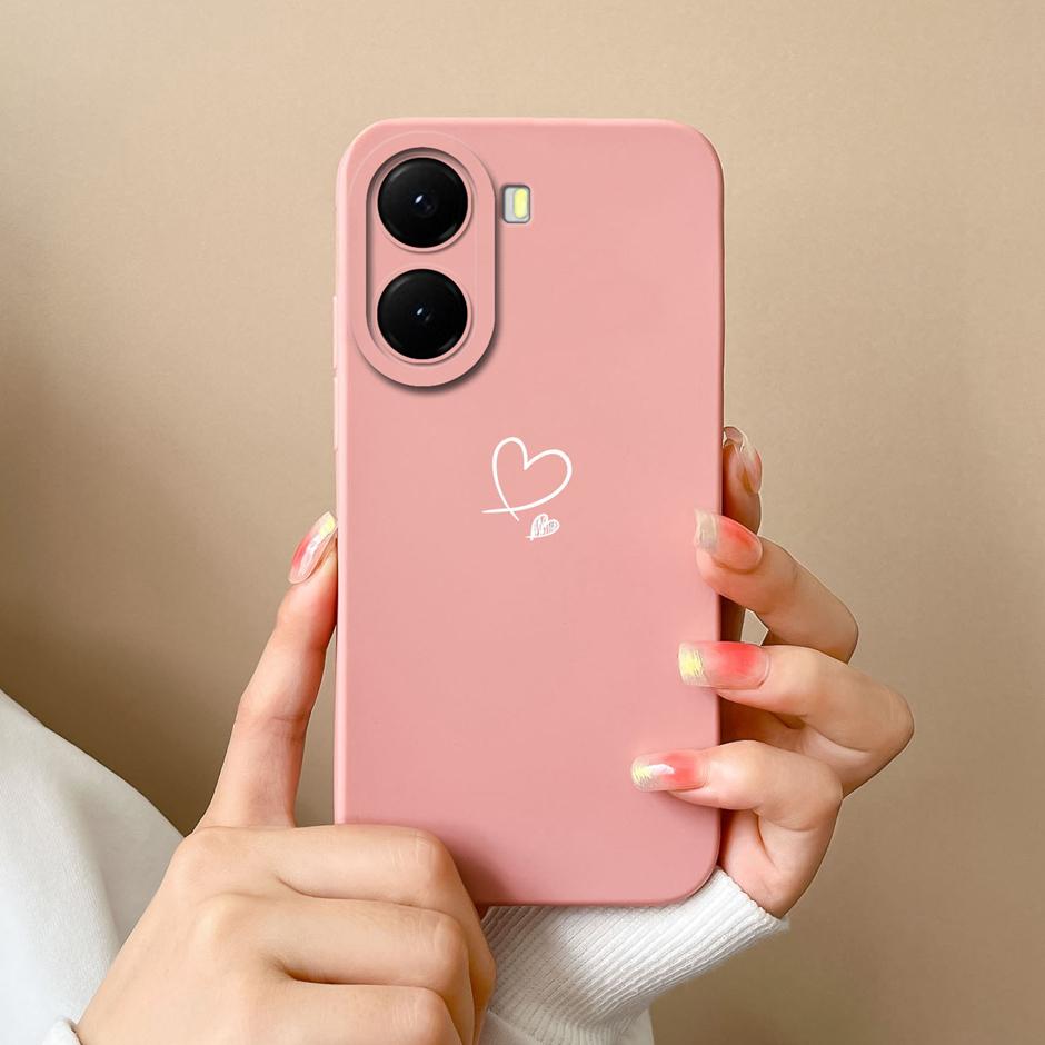 Cases For Xiaomi PocoX7 X7Pro Colorful Love Heart Girl Dustproof Drop-Resistant Portable Bumper For Xiaomi Poco X7 Pro Housing