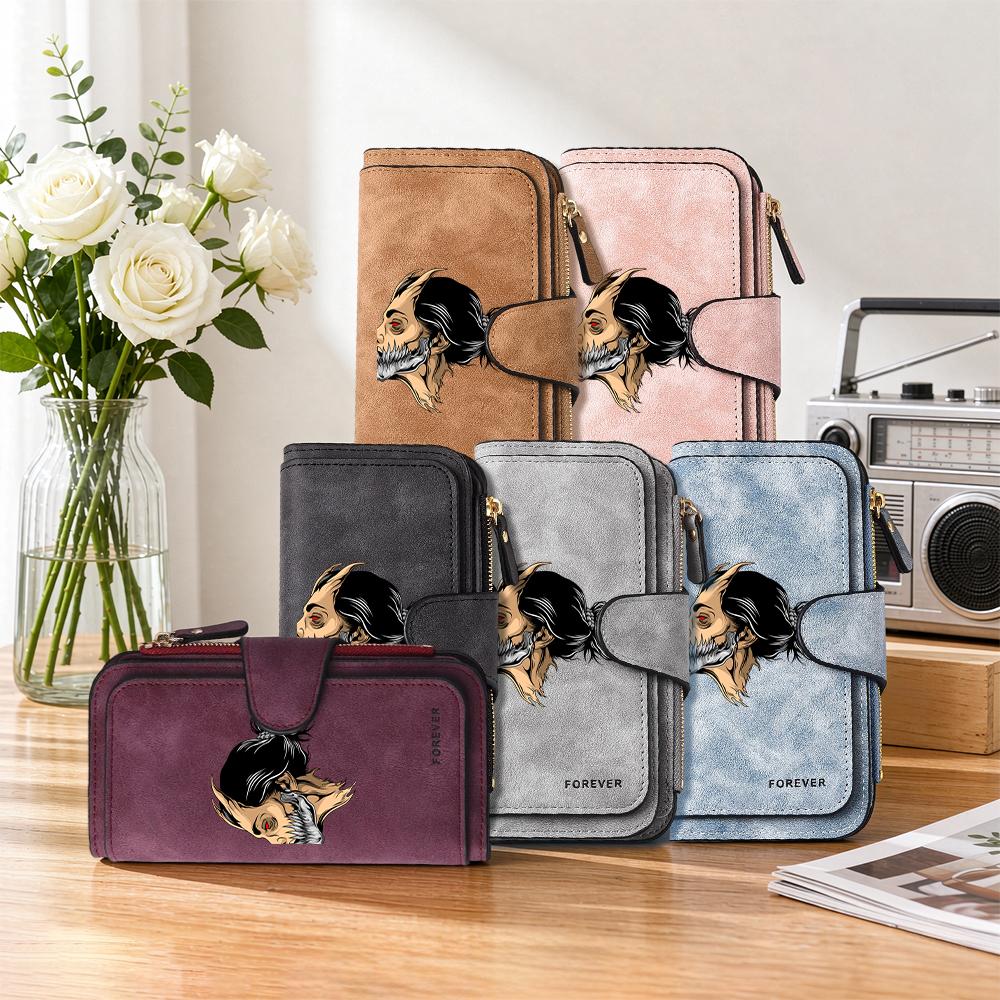 Cool Anime Printed Long Purse for Daily Use