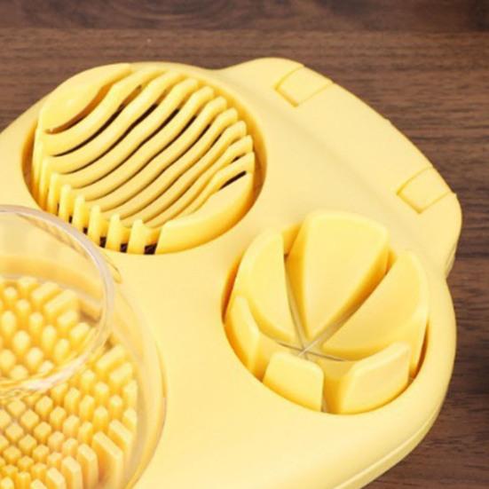 Egg Slicer Hard Boiled Egg Wedges Slices Cutter for & Chunks Stainless Steel Blades Kitchen