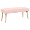 Bench Uni Pink 110 X 40 X 46 Cm Boucle