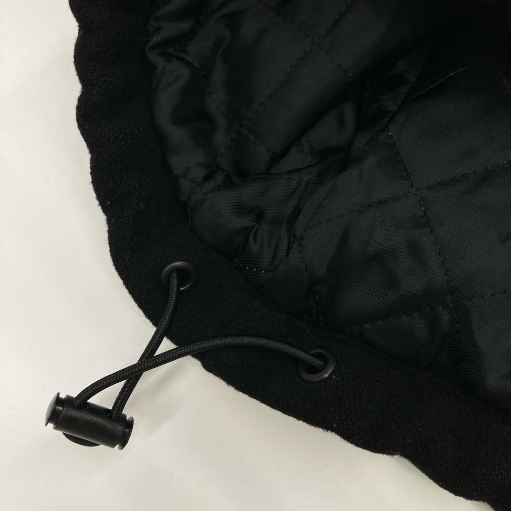 BALENCIAGA 534315 18AW Black TRACK SUIT JACKET Logo Embroidered Fleece Jacket Jacket 46 blackUsed