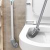 Flexible Biegbare Silikon-Toilettenbürste Badezimmer Toilettenreinigung Ersatzbürste Toilettenschüssel-Reinigungswerkzeug Langlebig
