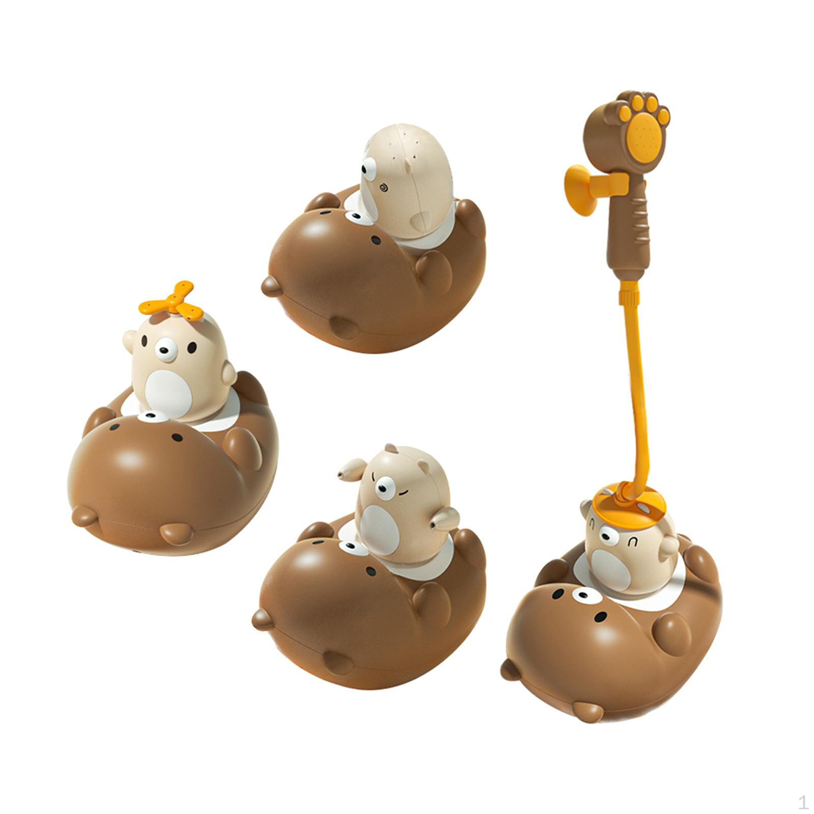 

Разбрызгиватель для детской ванны с 3 форсунками для распыления воды, водонепроницаемый насос для плавания в форме медведя для младенцев