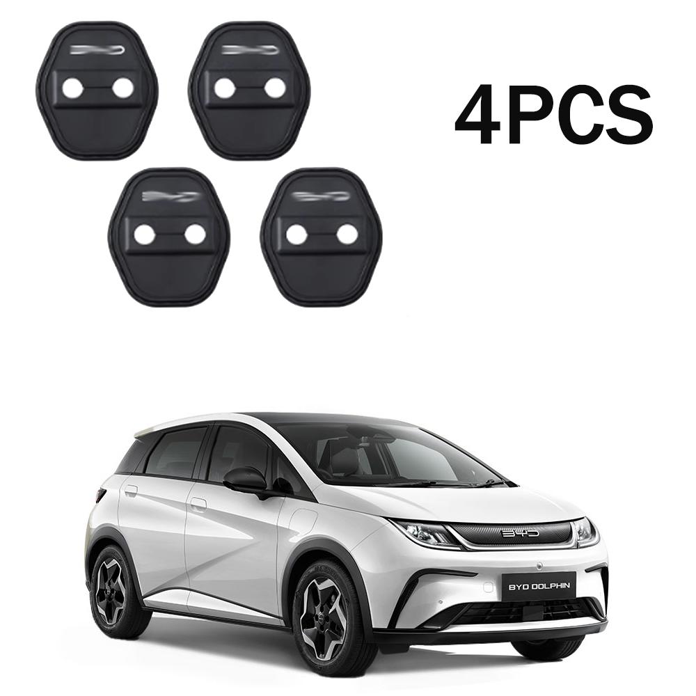 For BYD Seal U Sealion 6 Song Plus DMi Car Door Lock Cover Dust-Proof Rustproof Buffer Shock Absorption Protective Accessories BYD Dolphin