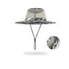 Summer Camouflage Bucket Hat Outdoor Breathable Mesh Sunshade Hat Men's Panama Hat Bucket Hat Travel Camping Climbing Fishing Cap UV Protection Hat