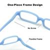 Baby Girl's Boy's Glasses Size 42mm with Cord No Screw One-piece Flexible Toddler Bendable Children Glasses Frame