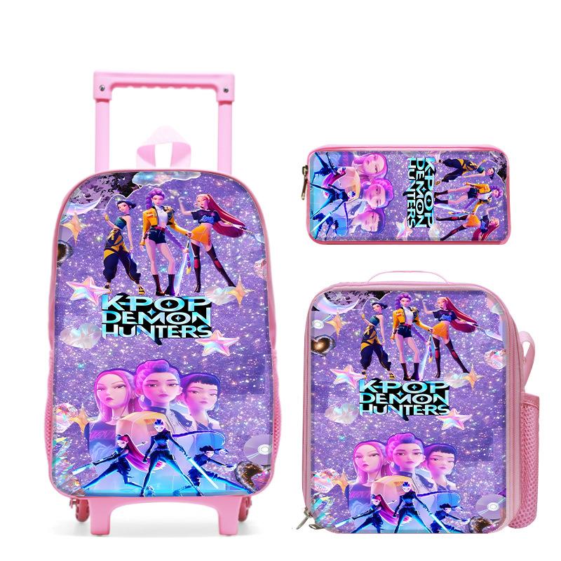 Kpop Witch Hunter Girl Group Schoolbag High Definition Printing Casual Crossing Border Lightweight Tie Rod Backpack One Piece Hair