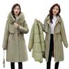 Winter Women's Parker Jacket 2025 Cotton Jacket Waist Slim Long Cotton Jacket Large Size