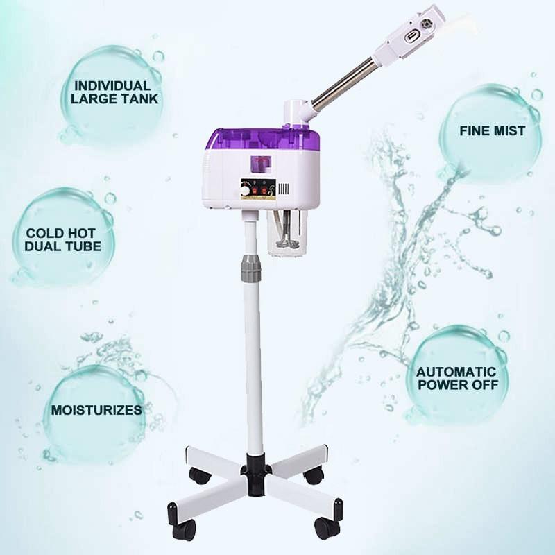 

Facial Steamer Cold Spray Machine Home Spa Ozone Steaming Ion Sparyer Skin Beauty Equipment New Single Tube