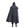 Medieval Gothic Iridescent Hooded Cloak: Reflective Cape for Halloween Parties