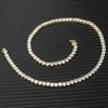 Men Women Tennis Necklace 3/4/5/6mm Zircon Chain Necklaces 40-60cm Unisex Choker Fine Jewelry