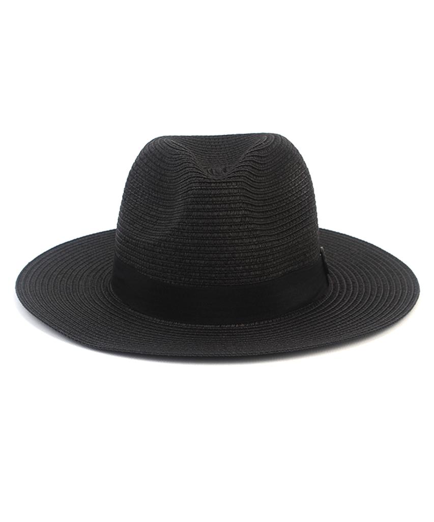 Yunibeosyeolkemiseuteuli Summer Black Paper Fedora Summer Fedora