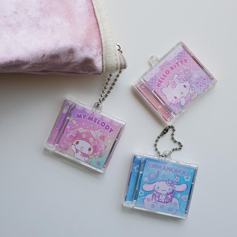 Sanrio Random Draw CD Case Keychain 10 Types Authentic Keychains