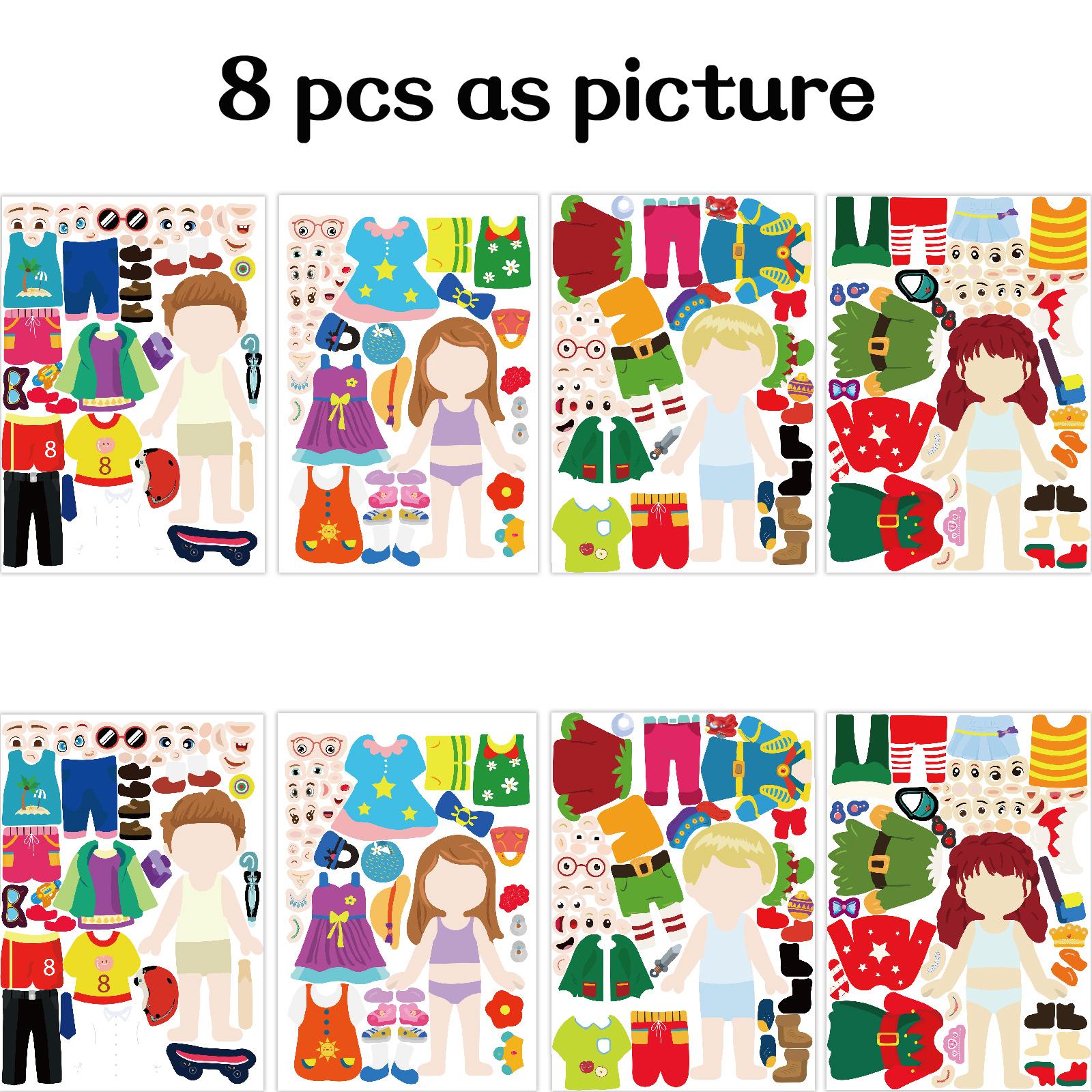 

Много стилей. Сделайте свои собственные наклейки для детей, сделайте наклейку с лицом животного своими руками, вечеринку, фестиваль, награду за креативное художественное ремесло, забавную наклейку-головоломку