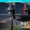Outdoor-WLAN-PTZ-Kamera 4K 8MP HD Dual-Objektiv Dual-Screen-Kamera AI Auto Tracking 4MP Videoüberwachung Polizei Lichtalarm iCSee