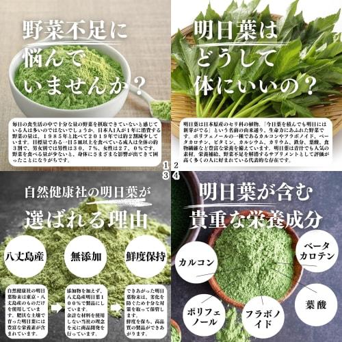 Shizen Kenkosha Ashitaba Powder 100g Supplement, Made In Japan from Hachijo Island, Additive-Free, Ashitaba Tea, Green Juice Powder
