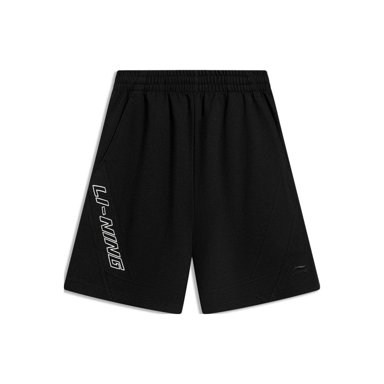Li-Ning Graphic Sport Shorts Black Men s AKST435-1 M