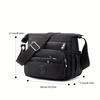 Casual Shopping Simple Multi-layer Women's Messenger Bag