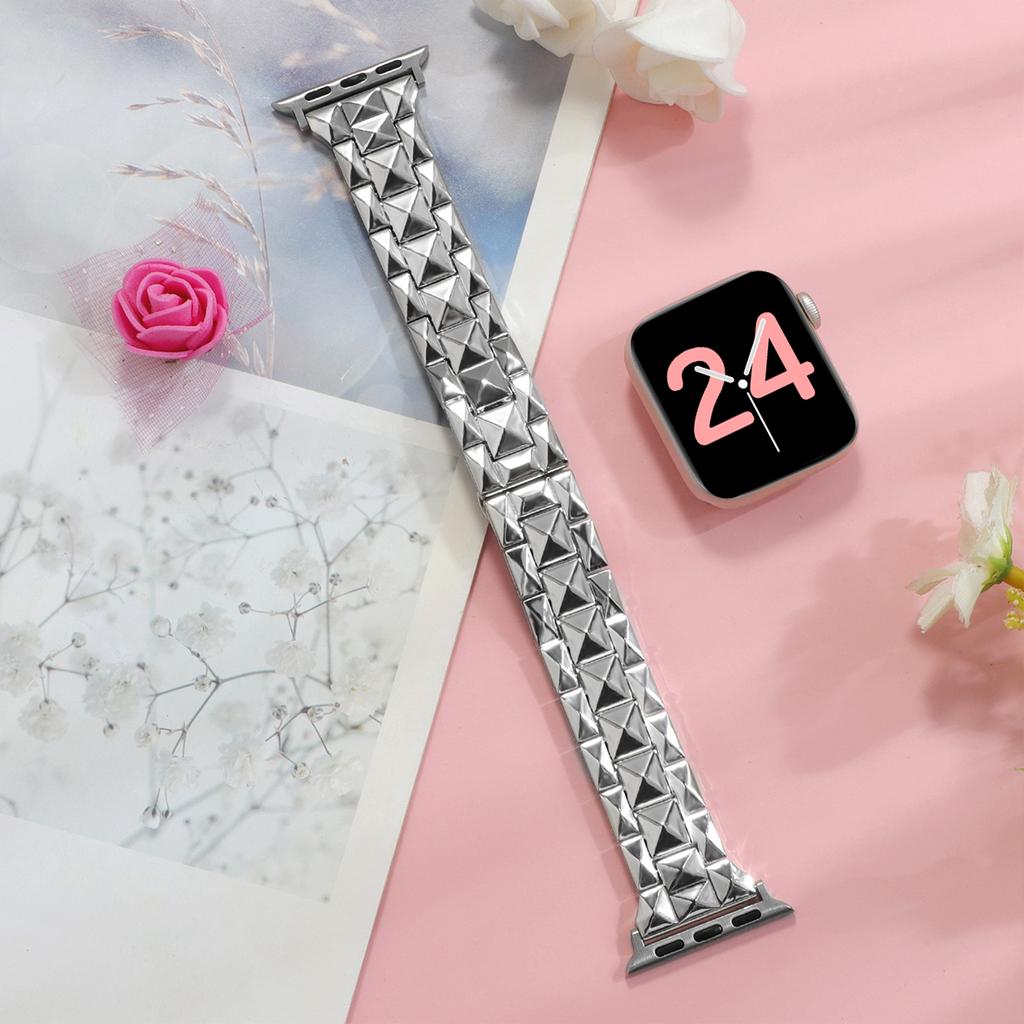 Transparent Laser Strap for Apple Watch Band 44mm 45 42 40 38 41 49mm Glacier Strap Wristband for iWatch Series 9 8 SE 7 6 5 4 3