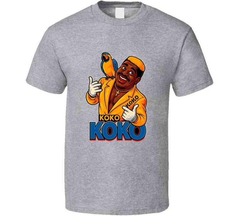 Koko B Ware Retro Wrestling Legend Caricature Unisex T-Shirt S