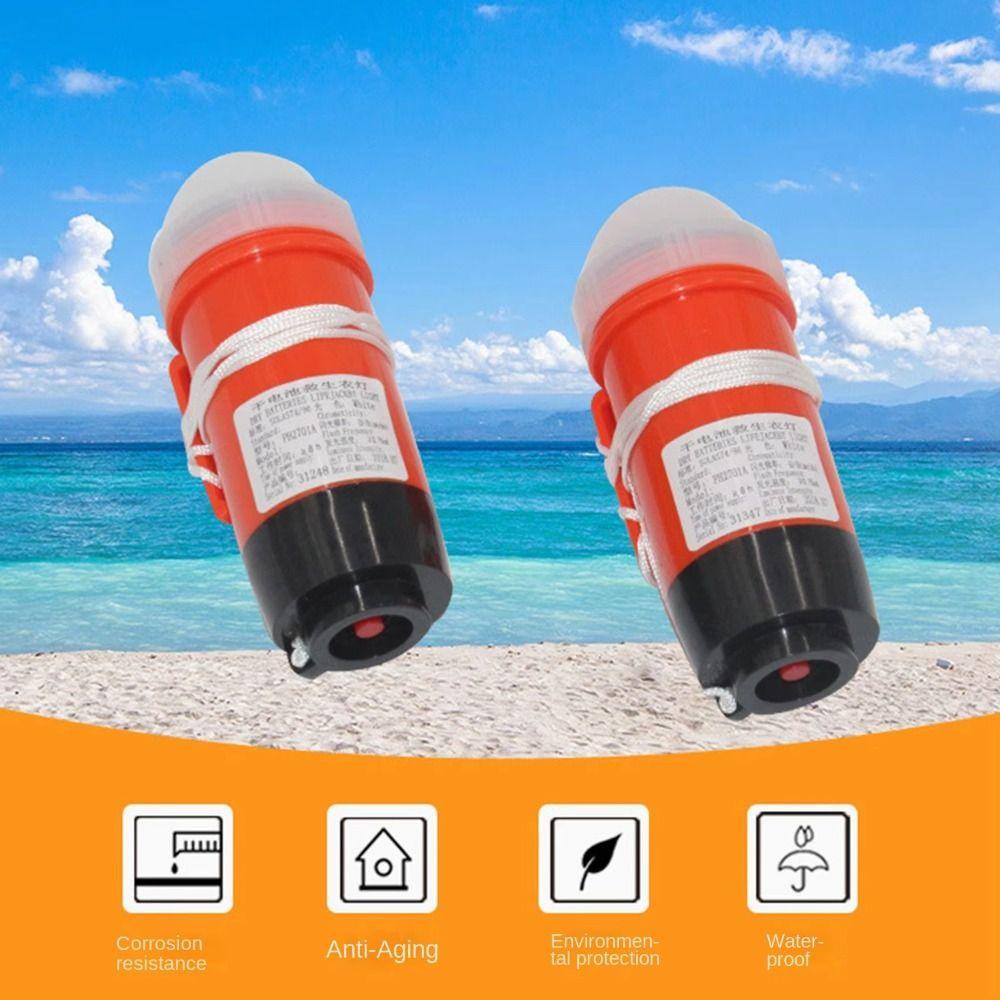 Gilet de sauvetage pour survie en mer Lumière d'urgence Auto-éclairant Eau de mer Enfants