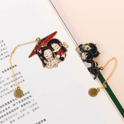 Mo Dao Zu Shi Grande Mestre da Cultivação Demoníaca Wei Wuxian Lan Wangji Metal Vazado Marcador de Página