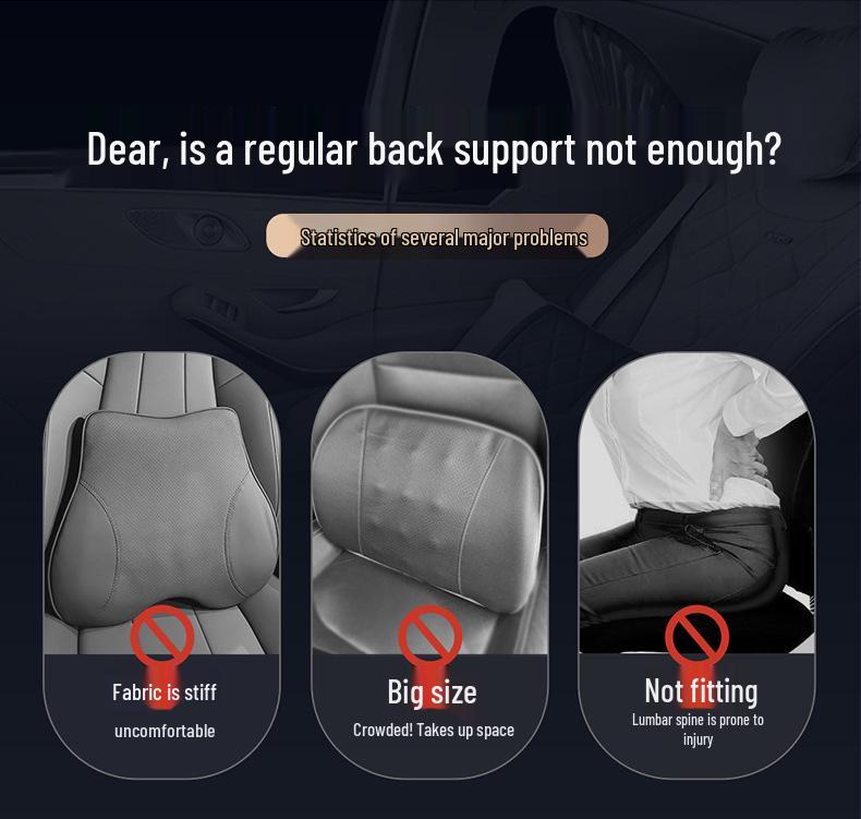 BMW 531 Series Car Headrest & Lumbar Cushion Set: Includes 31 Lumbar Support Cushions & 5 Breathable Neck Support Pillows for Enhanced Comfort.