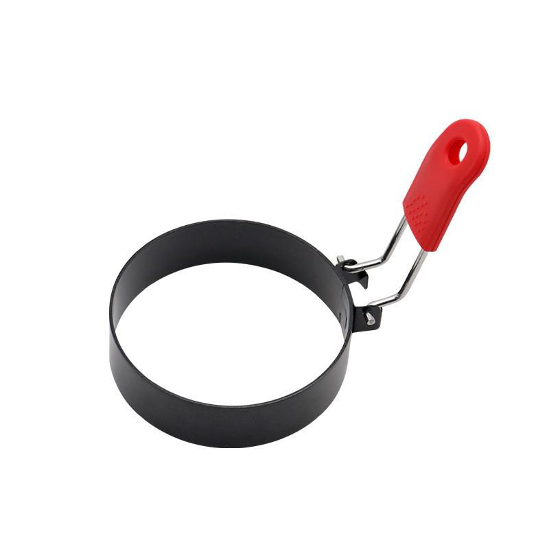 Edelstahl Antihaft-Silikon-Eierringform für den Küchengebrauch