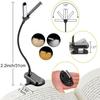New Comfortable Adjustable Rechargeable Touch Control Book Light with 14 Bright LED - Ideal for Reading In Bed. Versatile Lighti