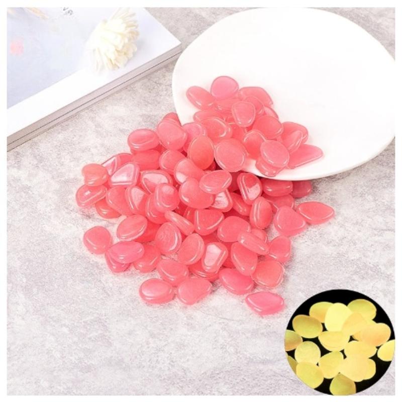 Leuchtsteine Leuchten Glühend Im Dunkeln Kieselsteine Steine Außen Gehwege Haus Garten Hof Dekor Aquarium Kieselsteine