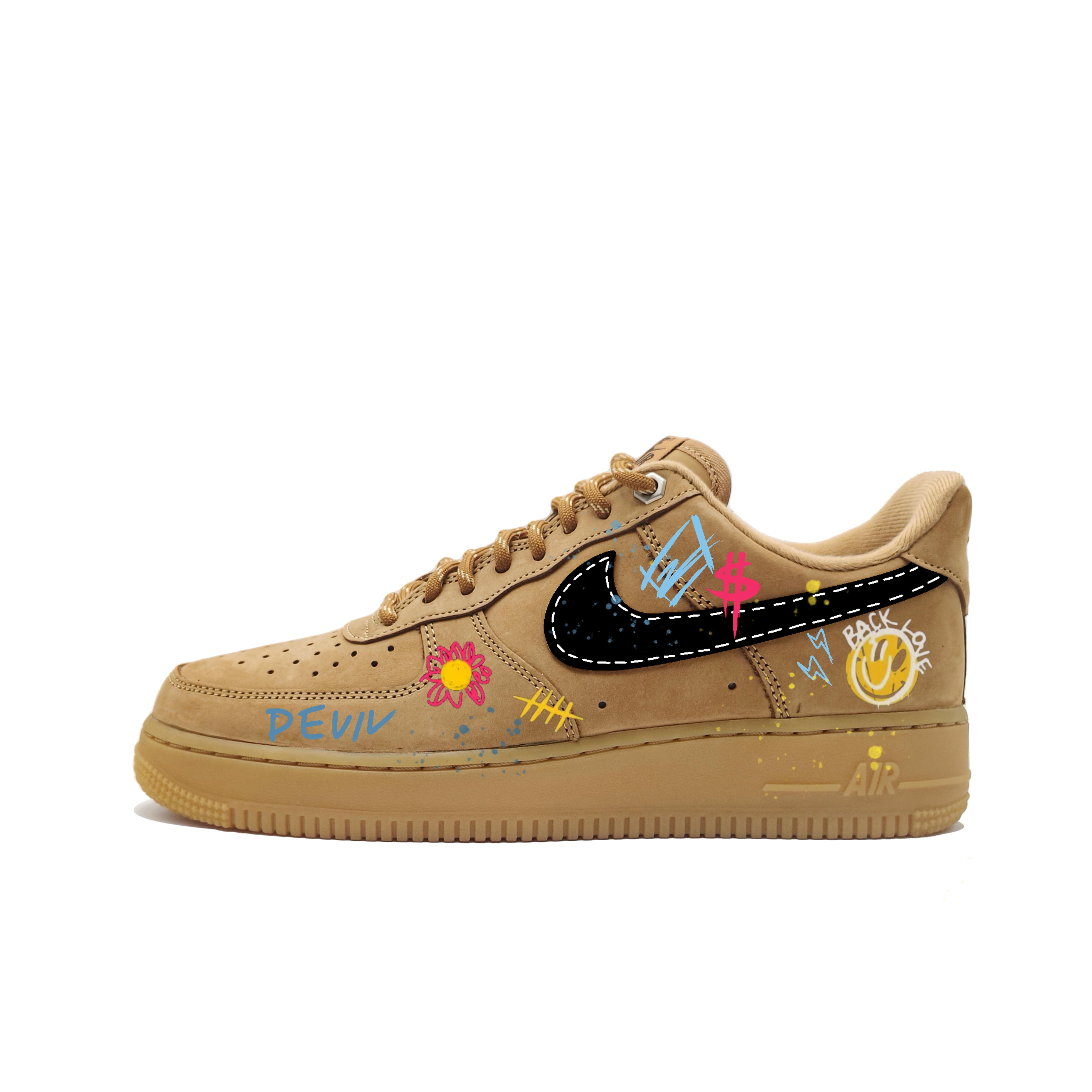 Nike Air Force 1 Crazy Graffiti