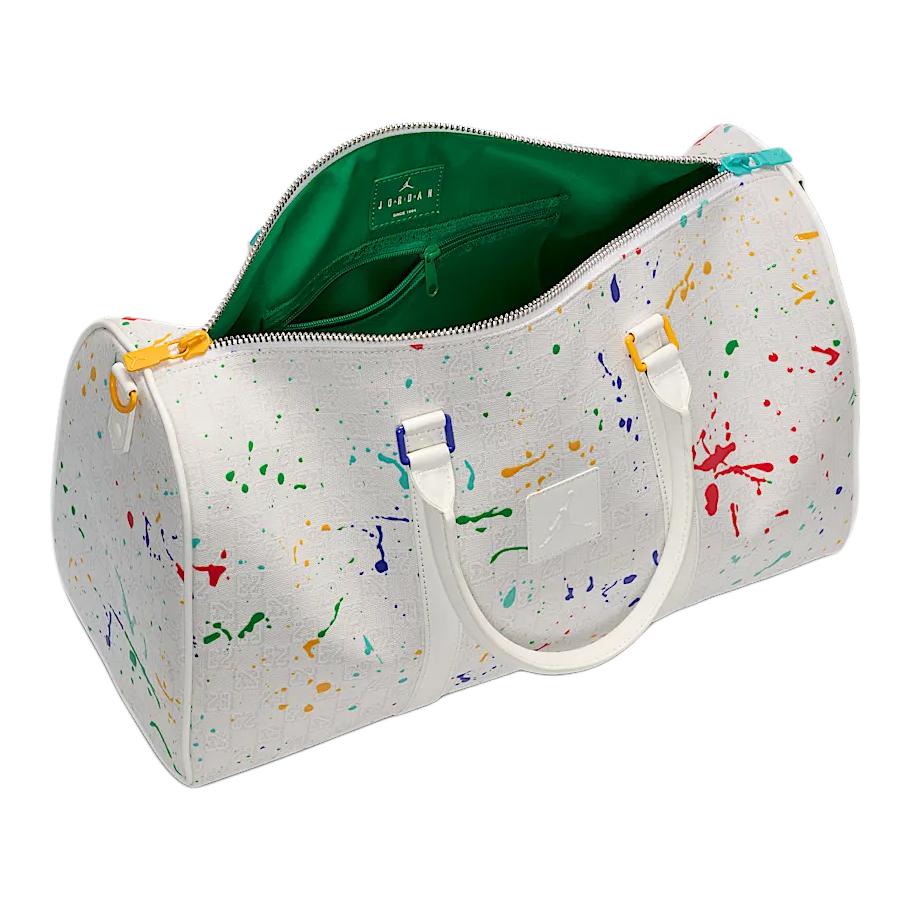 Jordan Monogram Duffle 25L Bag Sail Unisex Streetwear FJ6787-133