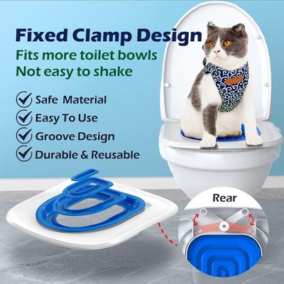 New Convenient, Eco-Friendly and Highly Effective Cat Toilet Training Kit - Easy-to-Use System for Your Well-Behaved Feline Comp