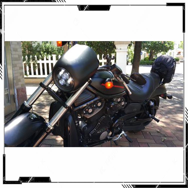 5.75" Harley 883/48/1200 Motorcycle Headlight with High/Low Beam & Daytime Running Light