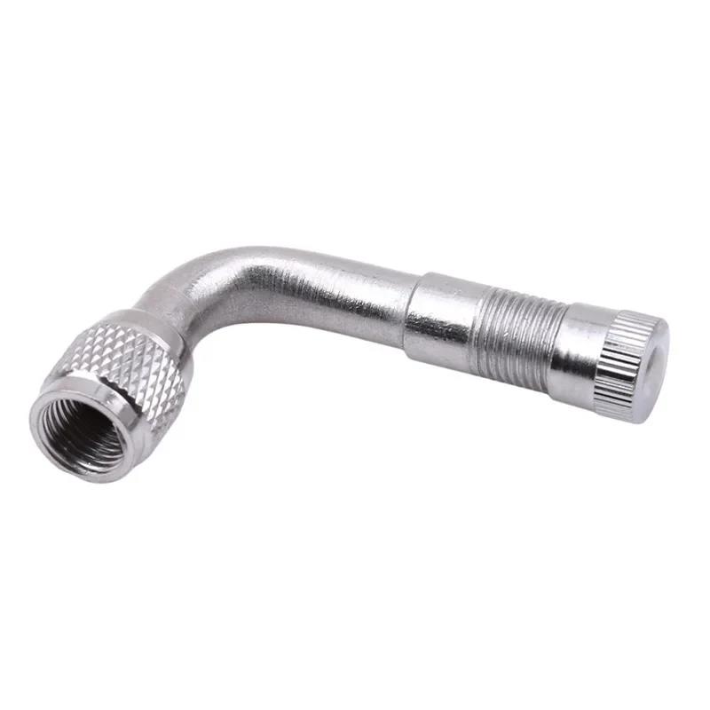 Practical Universal 45/90 Degree Angle Brass Auto Motorcycle Valve Adaptor Tyre Inflatable Tube Extension Adapter