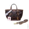 Koujia Women's Retro Monogram Tote: Fashionable Crossbody & Shoulder Shopping Bag