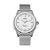 Orologio Unisex Rinascimento Acciaio E Bianco Milanese Automatico NY41-AD2M-6B2AA 200M