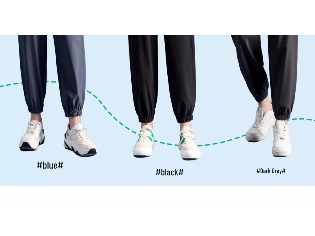 Women's Plus Size Ice Silk High Waist Quick-Dry Sports Pants - Summer Loose Fit, Mosquito-Proof