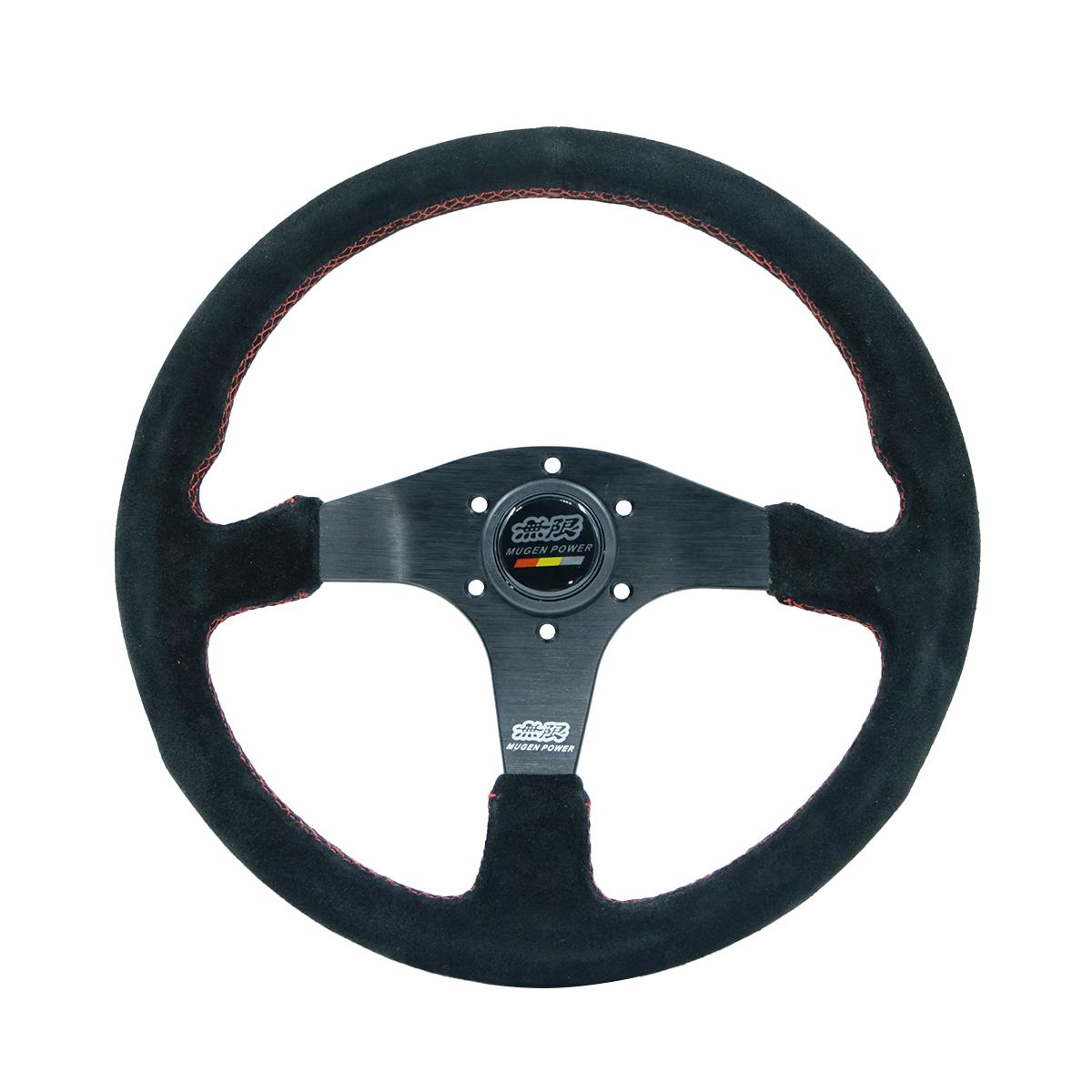 Car Modification Racing Leather Suede steering