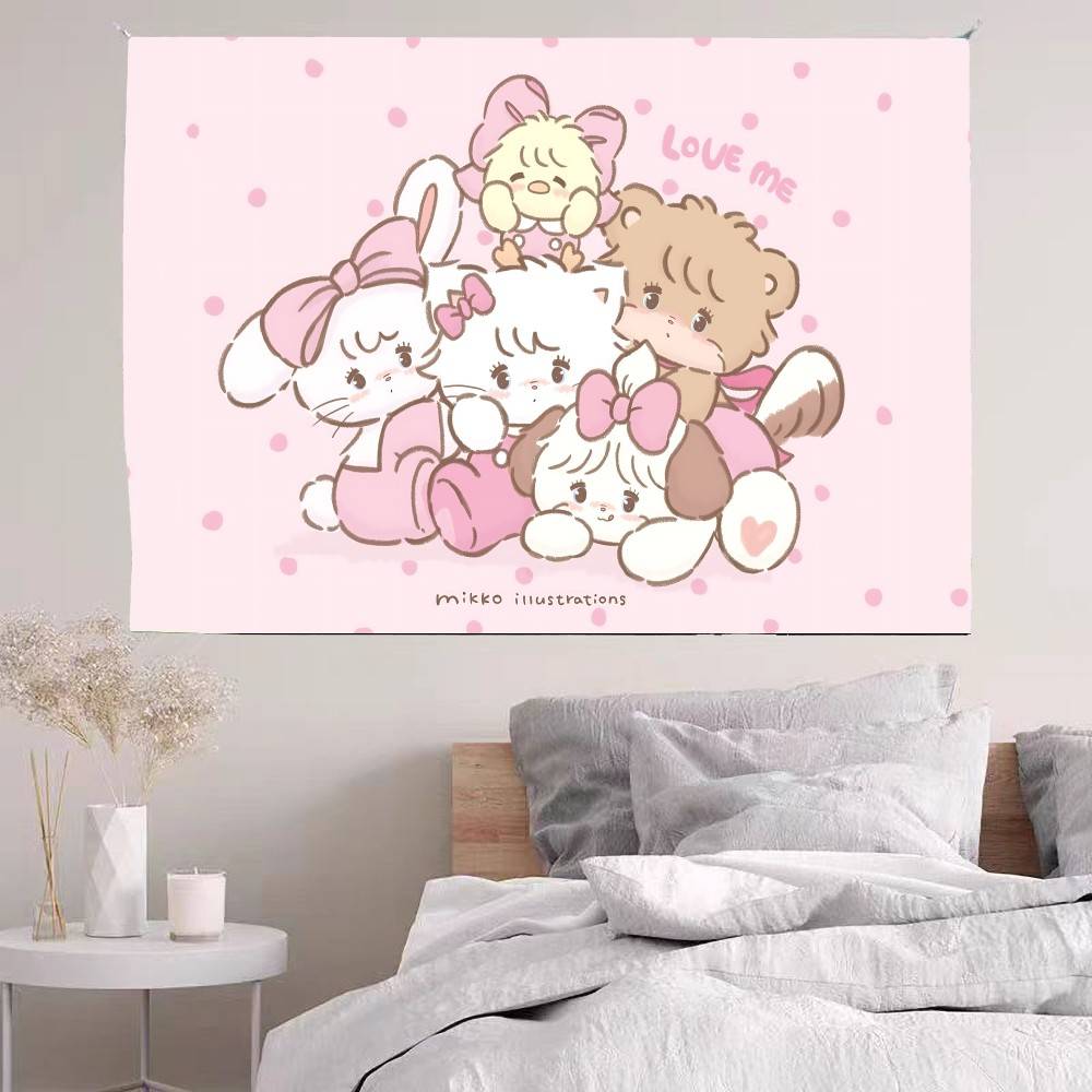 MMikko CCharacters Tapestry Customizable Tapestries Of Various Styleswall Hangings Celebrity Photo Printingwall Hangings