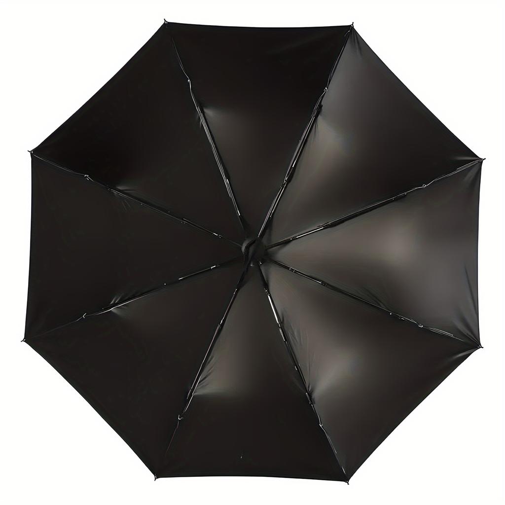 1pc Automatic Open/Close Umbrella with Ladybug Design - Compact Folding Retractable Parapluie, Heavy-Duty 8-Rib Steel Frame, A