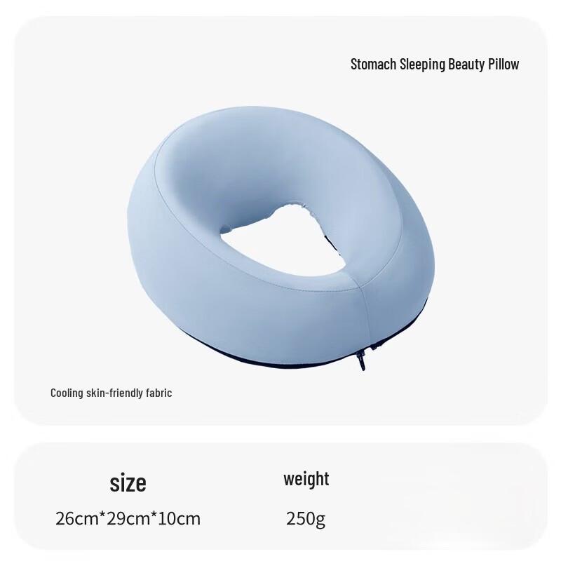 Memory Foam Prone Sleeping & Massage Face Pillow