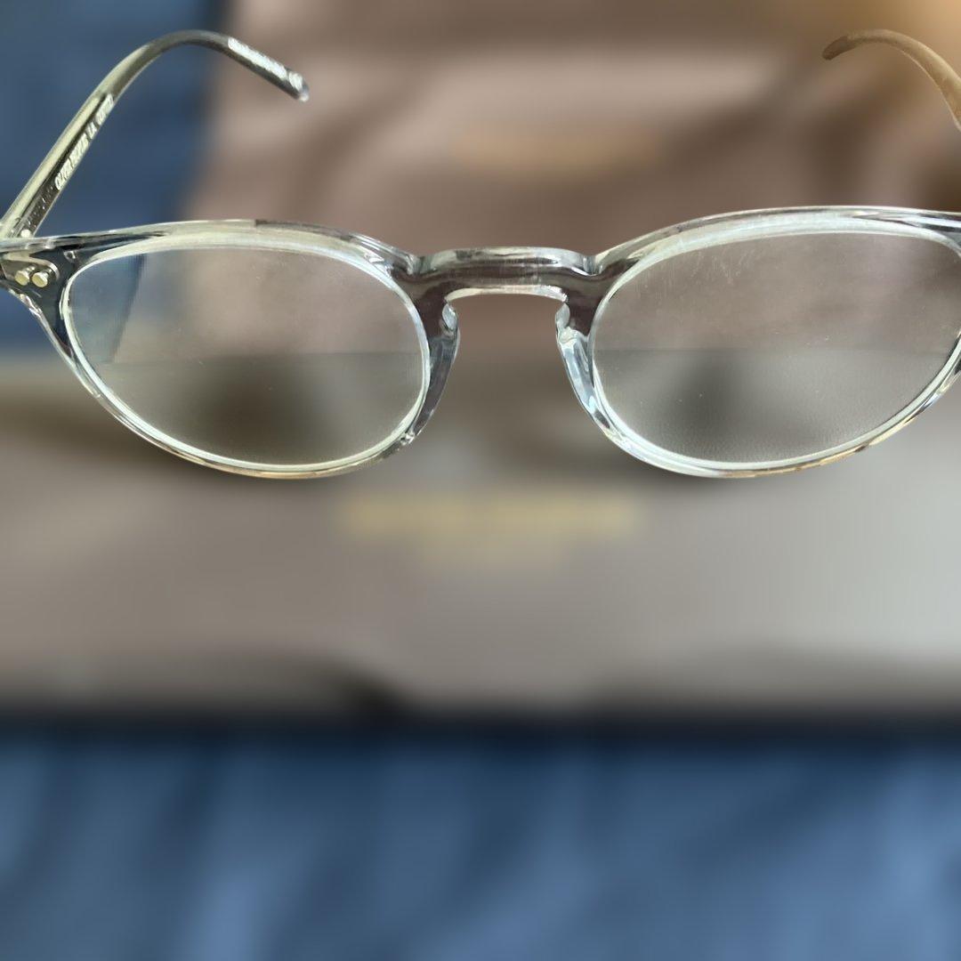 Used OLIVER PEOPLES Riley R Glasses Clear Frame
