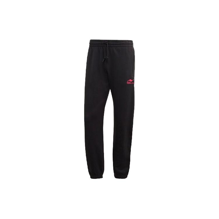 adidas originals Torsion Sp Logo Printing Running Sports Long Pants Black Men s GD6011 L