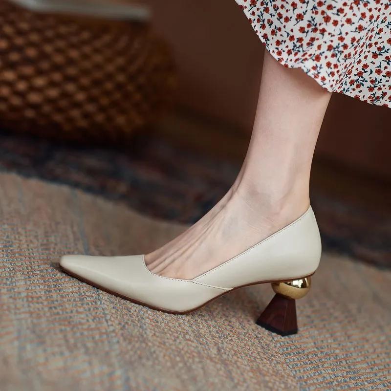 Women Pumps Sexy Pointed Toe Chic Stylish Office Working Shoes Strange High Heel